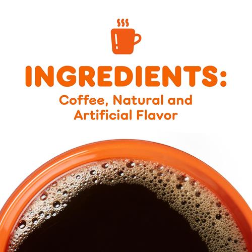 Dunkin Hazelnut Flavored Ground Coffee, 18 Ounce