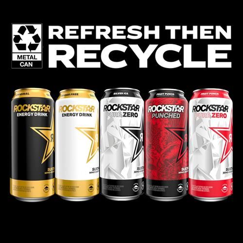 Rockstar Energy Drink, Original, 12 Fl Oz Cans, (6 Pack)