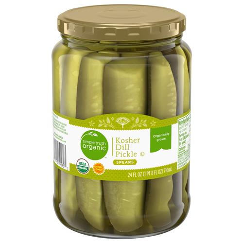 Simple Truth Organic Kosher Dill Pickle Spears 24 fl oz.