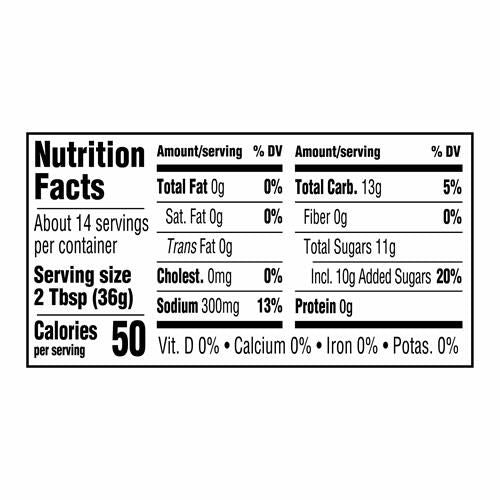 Kraft Slow Simmered Sweet Honey Barbecue Sauce (18 Oz Bottle)