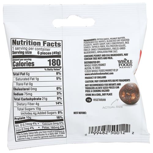 Whole Foods Market Protein Popper, Peanut Butter & Jelly, 1.58 Ounce