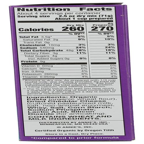 Annies Homegrown, Macaroni And Cheese, 10.5 Ounce