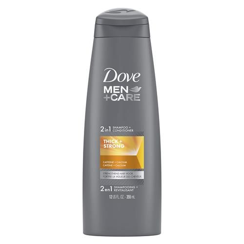 Dove Men+Care Fortifying 2 In 1 Shampoo And Conditioner For Resilient And Thicker Hair Thick And Strong With Caffeine Helps Strengthen Thinning Hair 12 Oz