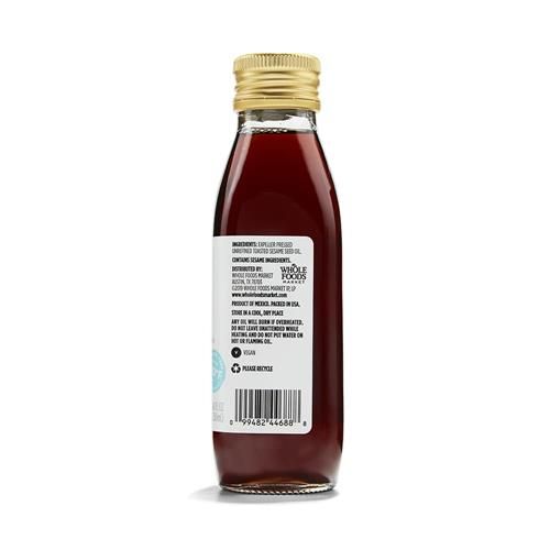 Whole Foods Market, Toasted Sesame Seed Oil, 8.4 Fz