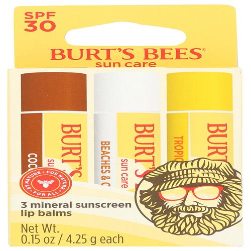 Burts Bees Island Getaway Lip Balm Spf 30, 0.15 Oz