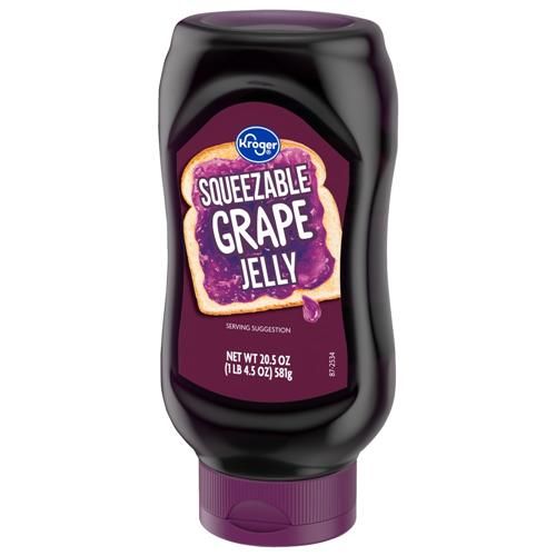 Kroger Grape Jelly Squeezable 20.5 oz