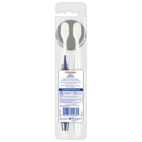 Colgate Ultra Soft Toothbrush Pack, Extra Soft For Sensitive Gums, 2 Pack