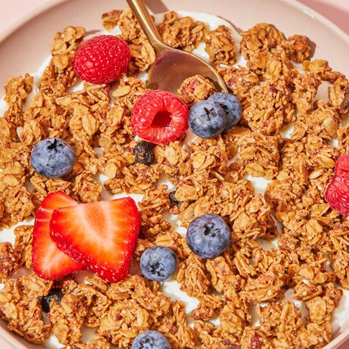 Purely Elizabeth, Berry Crisp, Ancient Grain Granola With Vitamin D, Gluten-Free (8Oz Bag)