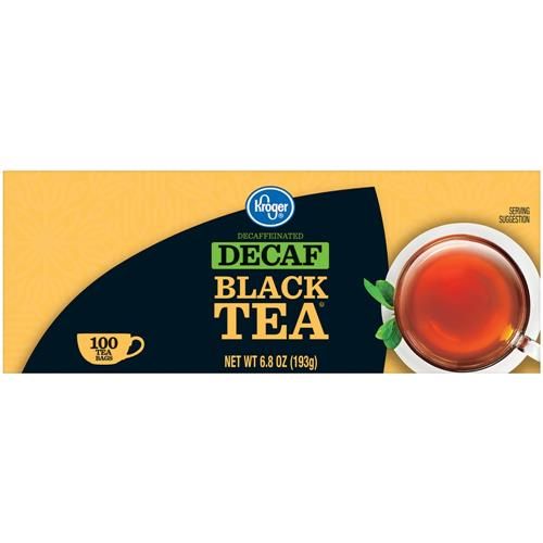Kroger Decaf Black Tea Bags 100 ct
