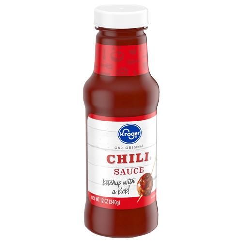 Kroger Chili Sauce Bottle 12 oz