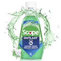 Crest Scope Outlast Mouthwash, Long Lasting Mint, 1 L