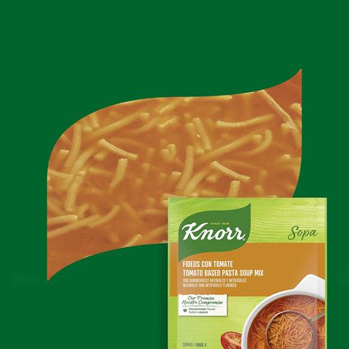 Knorr Sopa/Pasta Soup Mix For A Warming Bowl Of Soup Or Simple Dinner Tomato Based Noodle Pasta Tomato Soup With Natural And Artificial Flavors 3.5 Oz