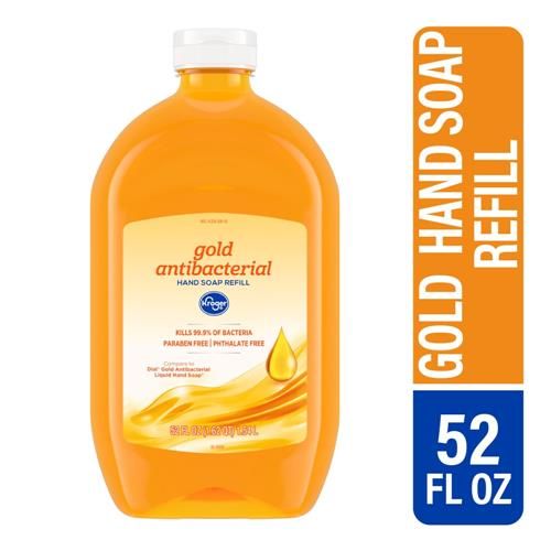 Kroger Gold Antibacterial Liquid Hand Soap Refill 52 fl oz