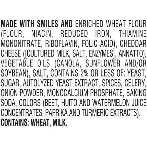 Goldfish Colors Cheddar Crackers, Snack Pack, 0.9 Oz, 9 Ct Multi-Pack Tray