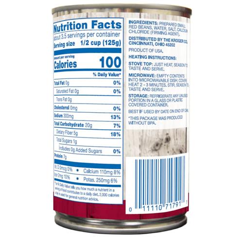 Kroger Red Beans 15.5 oz