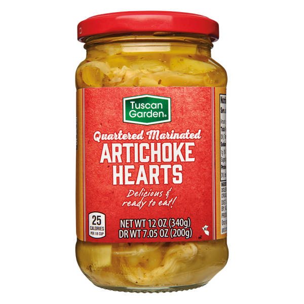 Tuscan Garden Quartered Marinated Artichoke Hearts, 12 oz