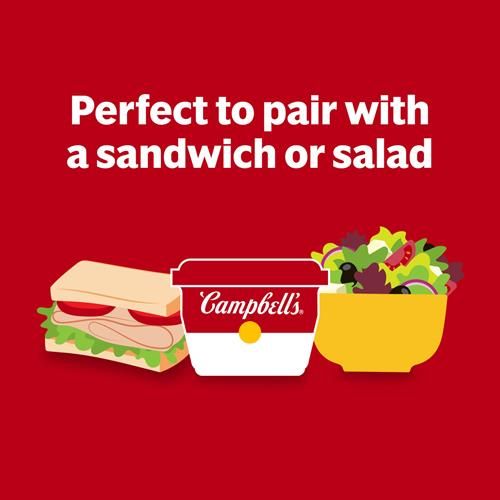 Campbells Creamy Tomato Soup, 7 Oz Microwavable Bowl (Pack Of 4)
