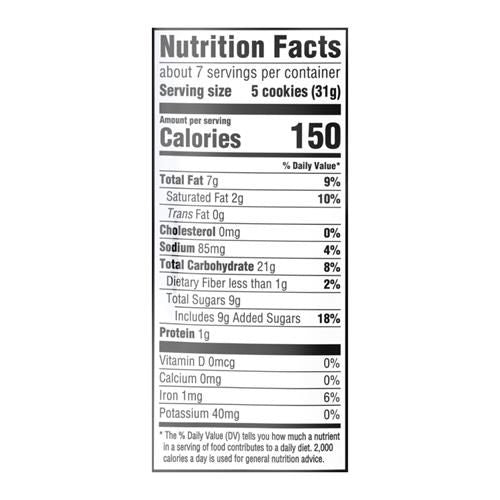 Mini Chips Ahoy Original Chocolate Chip Cookies, 1 Snak-Sak (8 Oz.)