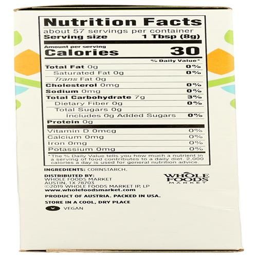 Whole Foods Market Corn Starch, 16 Oz