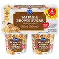 Kroger Maple & Brown Sugar Instant Oatmeal Cups 4 ct