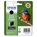 New, Pre-Owned - Epson T1591 Photo Black Ink Cartridge