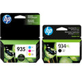 New, Pre-Owned - HP 934XL Black 935 Cyan, Magenta, Yellow Ink Cartridges