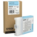 New, Pre-Owned - Epson T6025 110ml UltraChrome Light Cyan Ink Cartridge, T602500