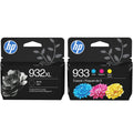 New, Pre-Owned - HP 932XL Black & 933 Color Ink Cartridge
