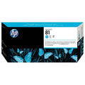 New, Pre-Owned - HP 81 Cyan Printhead ONLY DesignJet Ink Cartridge, C4951A