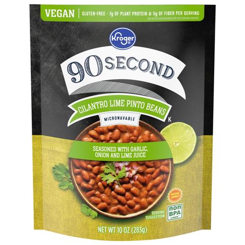 Kroger Cilantro Lime Pinto Beans Pouch 10 oz