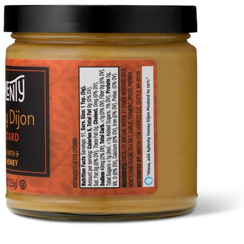Aplenty Honey Dijon Mustard, 9 Oz