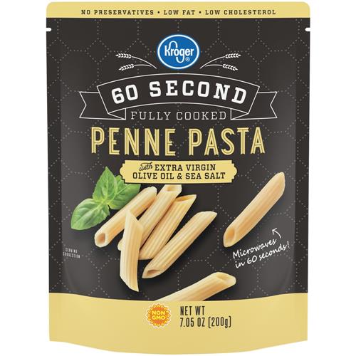 Kroger 60 Second Fully Cooked Penne Pasta Pouch 7.05 oz