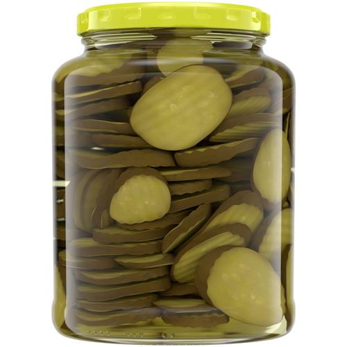 Kroger Oval Cut Hamburger Dill Chips 32 fl oz