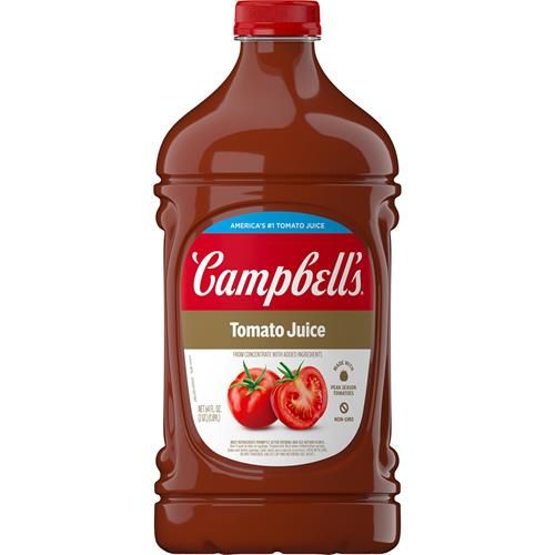 Campbell’S 100% Tomato Juice, 64 Fl Oz Bottle