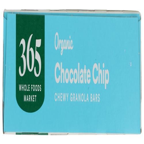 Whole Foods Market, Organic Chocolate Chip Chewy Granola Bars, 8 Count