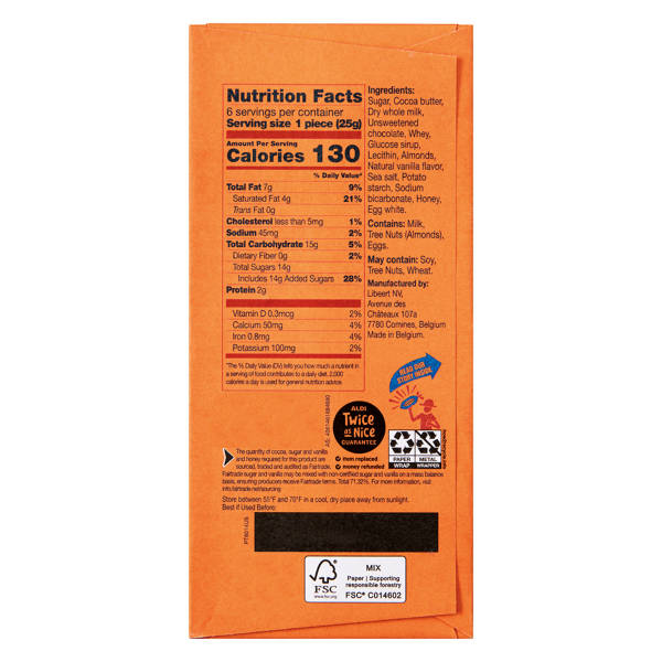 Choceur Milk Chocolate Nougat Honeycomb & Sea Salt Choco Changer Chocolate Bar, 5 oz