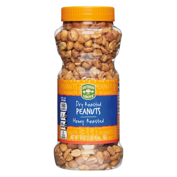 Southern Grove Honey Roasted  Peanuts, 16 oz