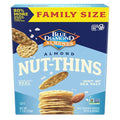 Blue Diamond Almonds Nut-Thins Gluten Free Cracker Crisps, Hint Of Sea Salt, Family Size, Sea Salt, 7Oz