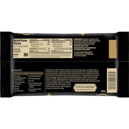 Private Selection White Chocolate Chips 11.5 oz