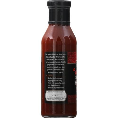 Private Selection Mexican Inspired Smoked Serrano Wing Sauce 12 fl oz