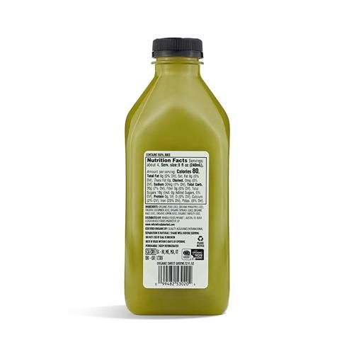 Whole Foods Market, Organic Sweet Greens Juice, 32 Fl Oz