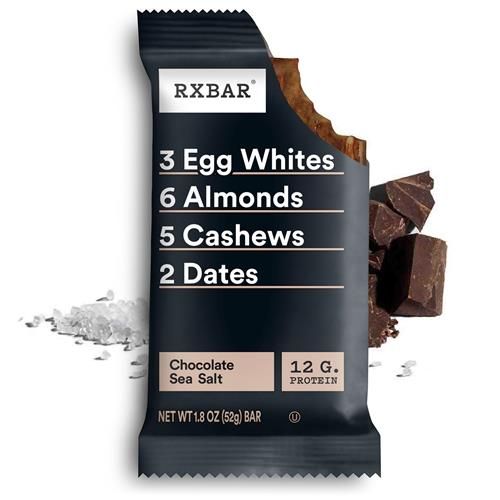Rxbar Protein Bars, Protein Snack, Snack Bars, Chocolate Sea Salt, 9.1Oz (5 Bars)