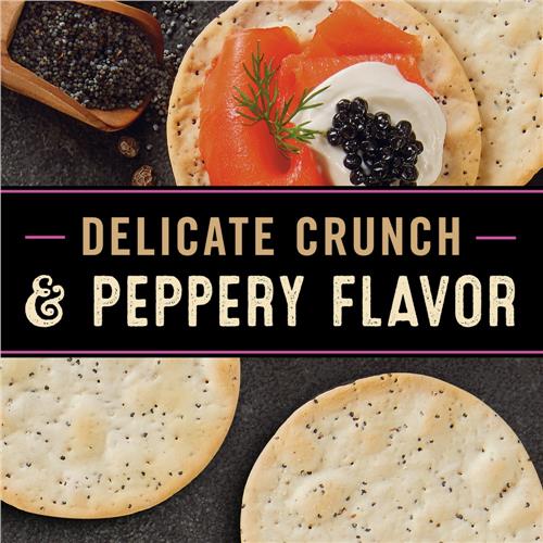 Private Selection Peppercorn Poppy Water Crisp Crackers 4.4 oz