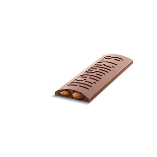 Hersheys Milk Chocolate With Whole Almonds King Size, Candy Bar, 2.6 Oz