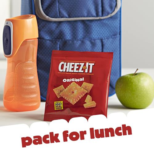 Cheez-It Cheese Crackers, Baked Snack Crackers, Lunch Snacks, Grab N Go, Original, 12Oz Box (12 Packs)