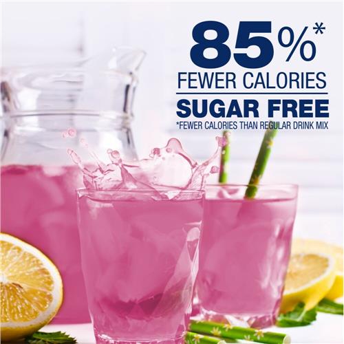 Kroger Lite Zero Sugar Pink Lemonade Drink Mix Packets 6 packets