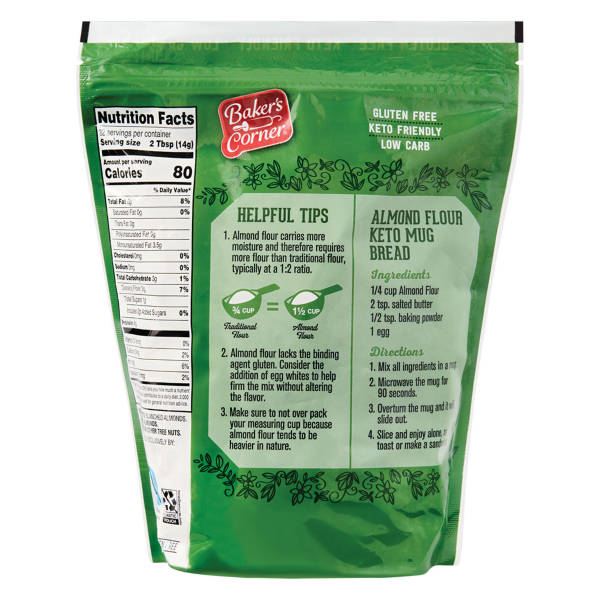 Baker's Corner Almond  Flour, 16 oz