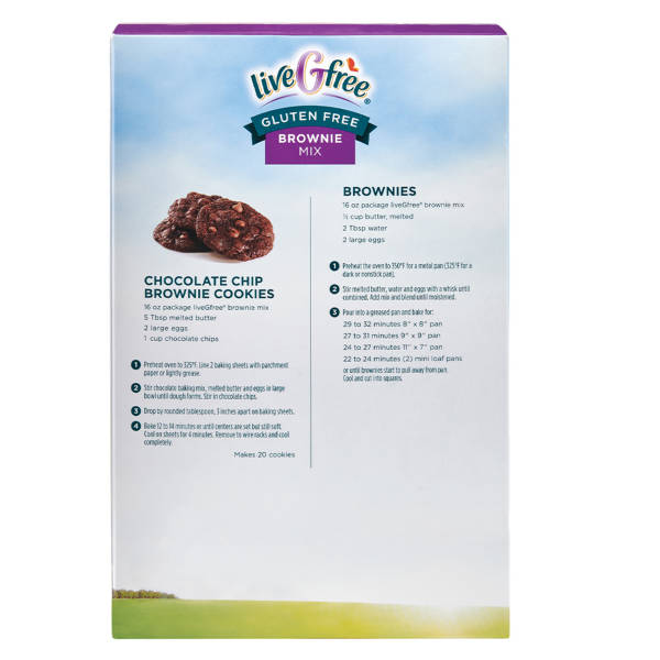 liveGfree Gluten  Free Brownie Mix, 16 oz