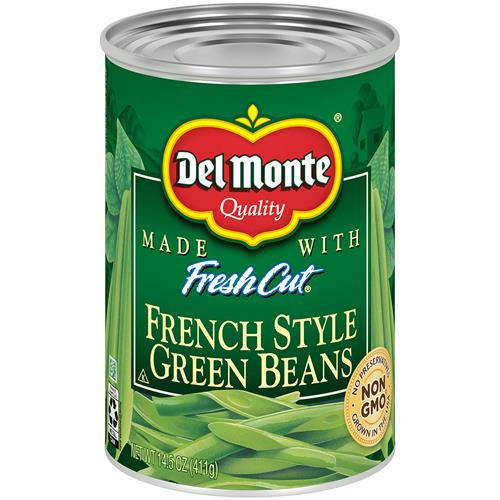Del Monte Blue Lake French Style Green Beans, Canned Vegetables, 14.5 Oz Can