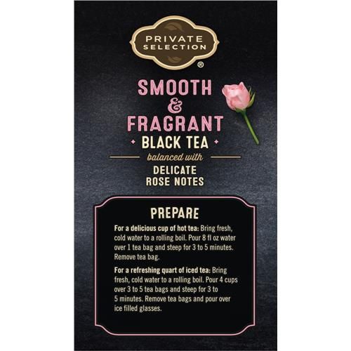 Private Selection English Rose Black Teabags 20 ct